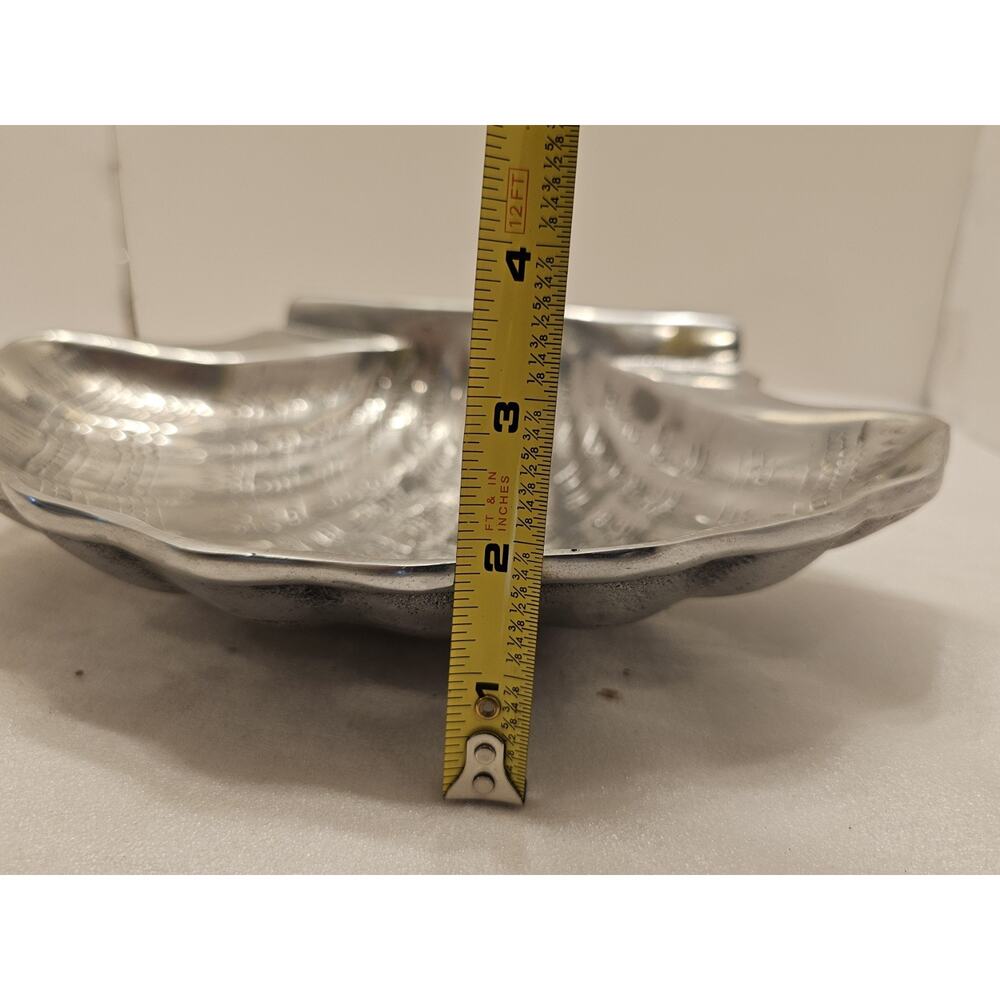 Vintage JMB Honduras Clam Sea Shell Cast Serving Dish Tray‎ 12x9” Coastal Chic - Picture 5 of 8